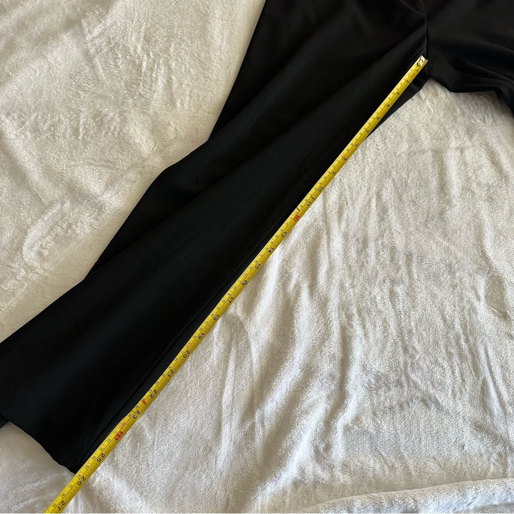 Vintage Black Lace Sequence Dress Pants - Picture 6 of 8